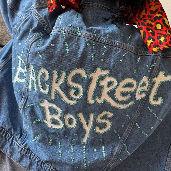 Old Navy Jackets & Blazers - Backstreet Boys Concert Jean Jacket- Custom
